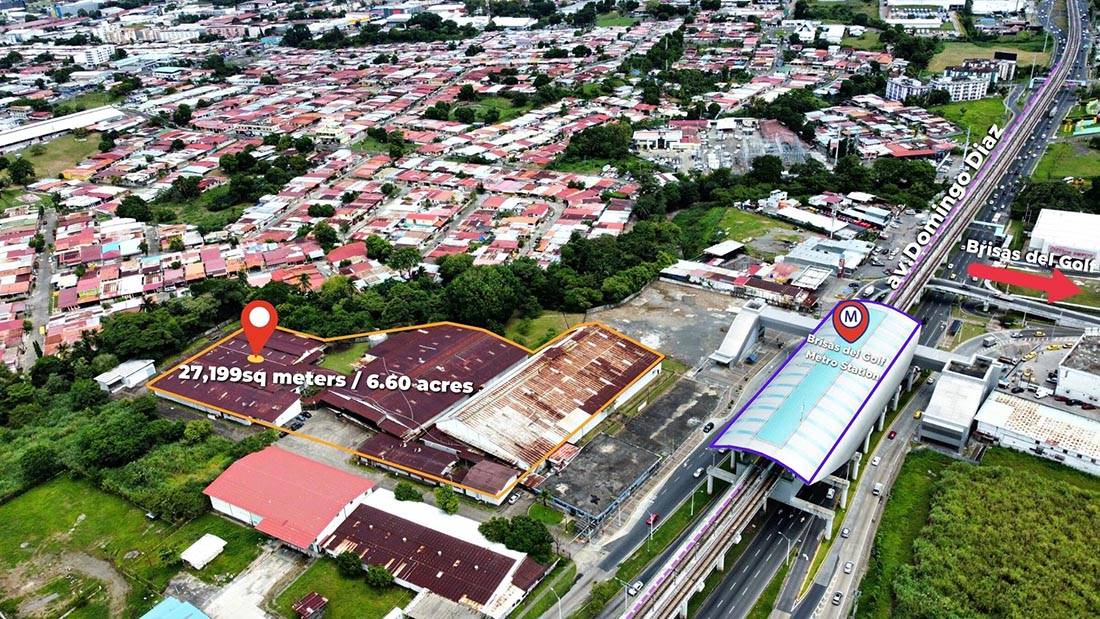 Land for Sale in Panama in front Metro Station4