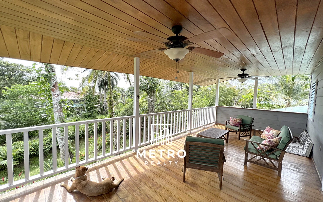 Bocas del Toro House for Sale secundary balcony