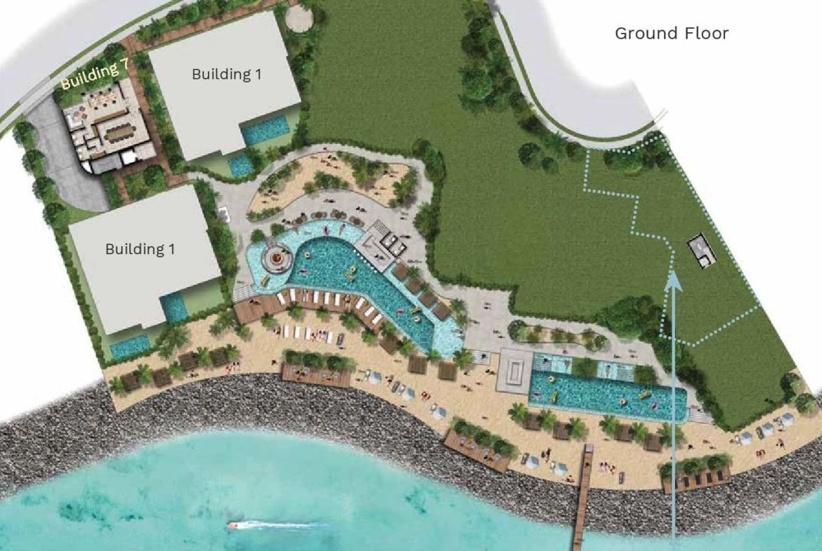 The Palms beach resort building project overview
