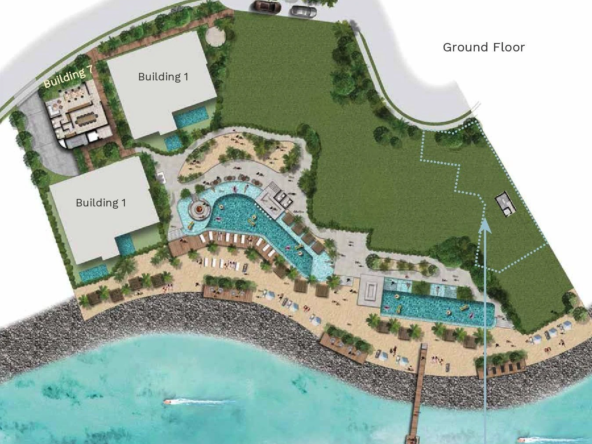 The Palms beach resort building project overview