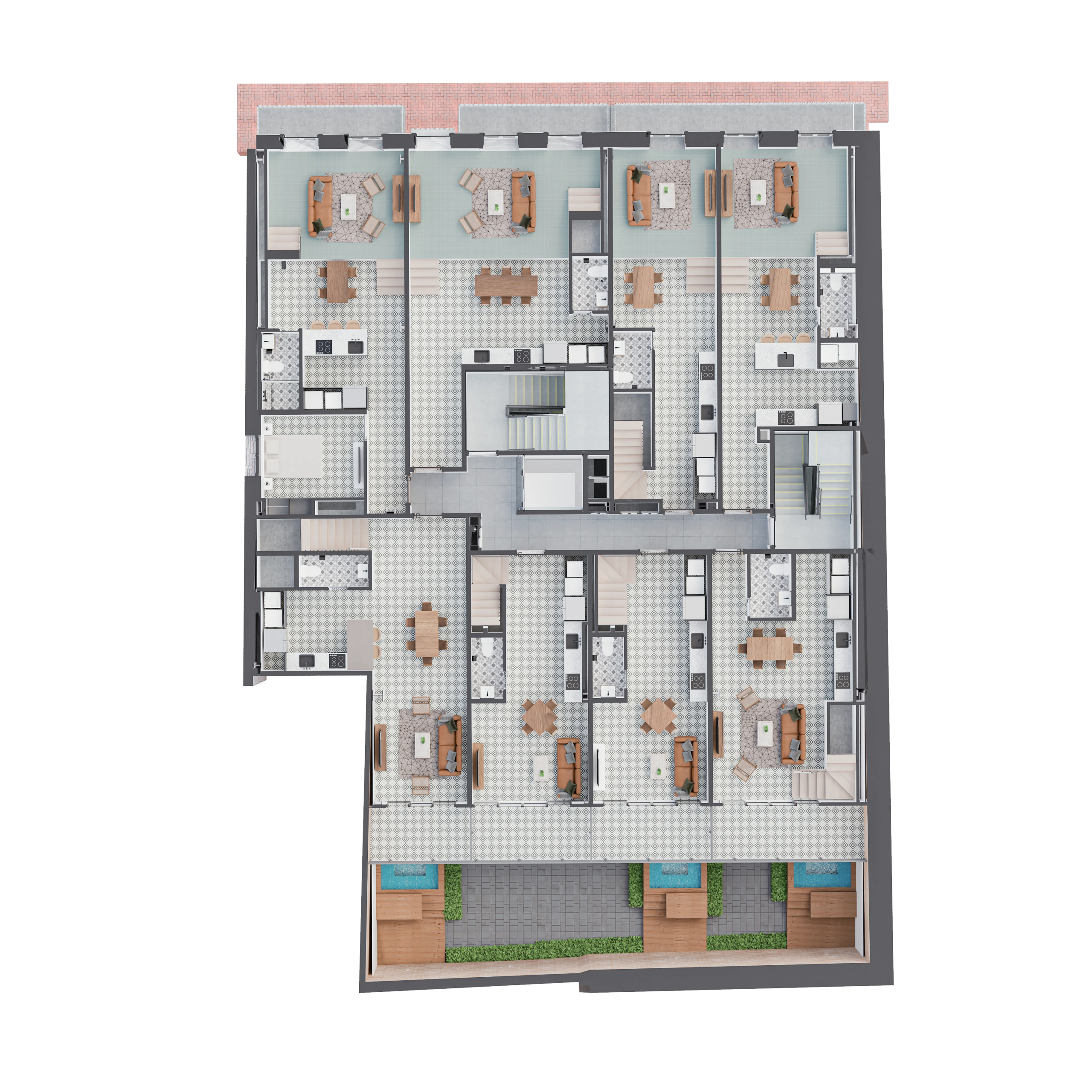 Casa Variedades floor plan level 1