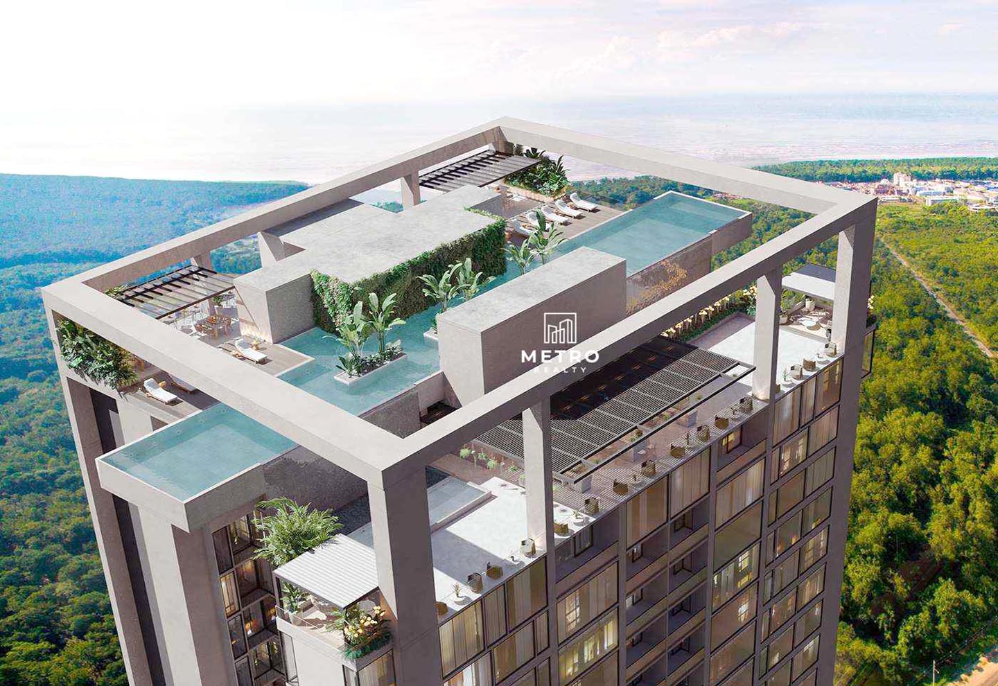 the ivy rooftop pool