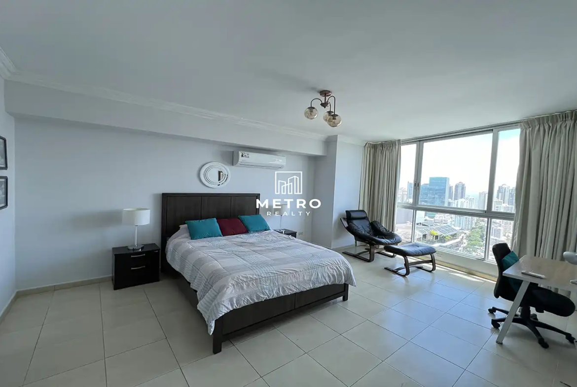 Grand Bay Tower Cinta Costera Panama Apartment for Sale master bedroom space