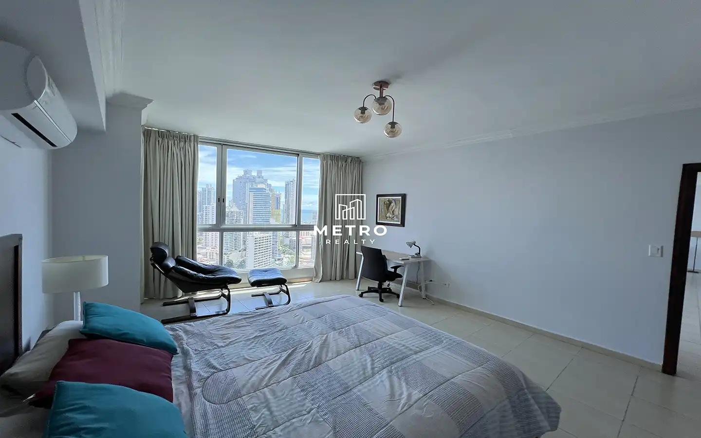 Grand Bay Tower Cinta Costera Panama Apartment for Sale master bed