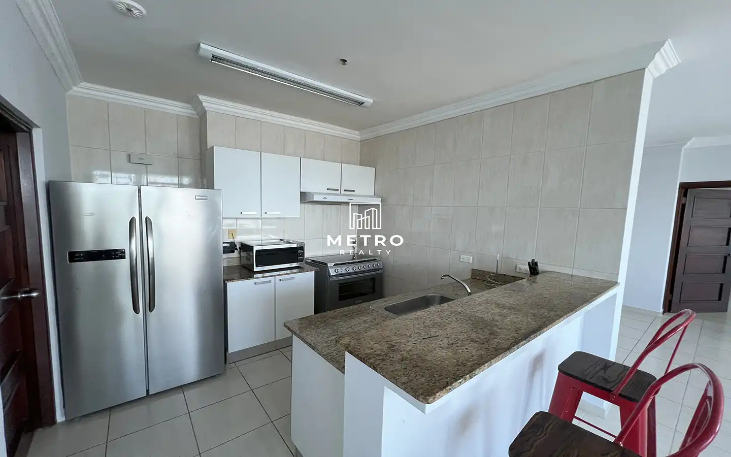 Grand Bay Tower Cinta Costera Panama Apartment for Sale kitchen lateral view