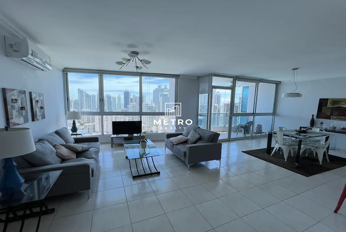 Grand Bay Tower Cinta Costera Panama Apartment for Sale living room