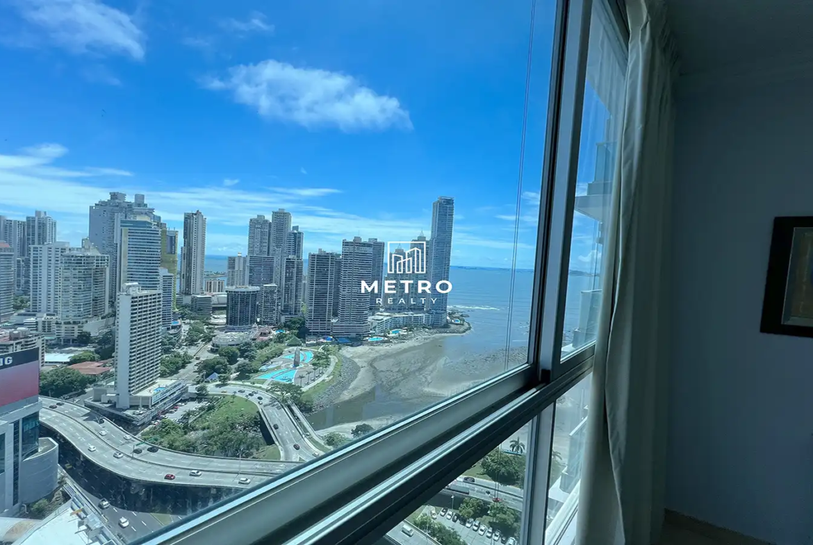 Grand Bay Tower Cinta Costera Panama Apartment for Sale master bedroom window