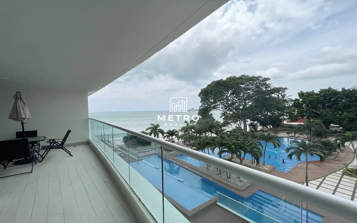 Nueva Gorgona Panama Apartment Balcony Swimming Pool View