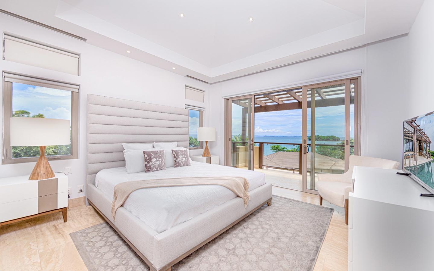 pearl island project condo master bedroom