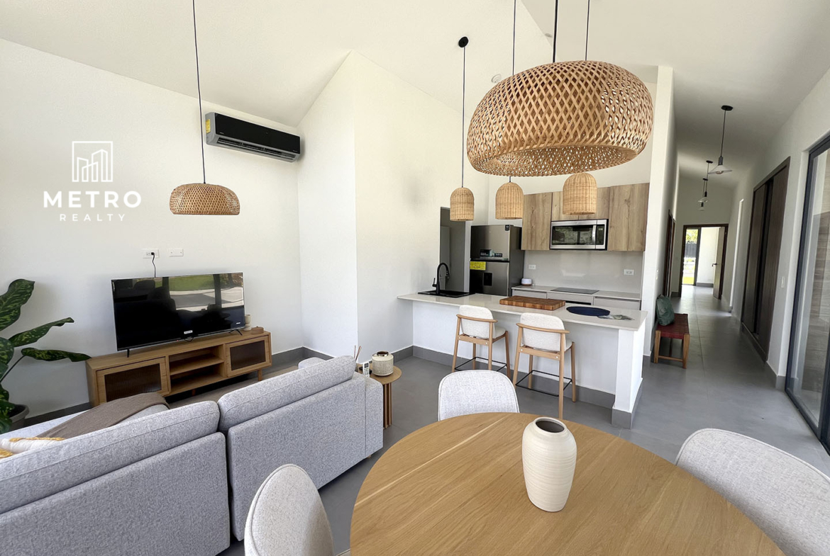 homes for sale in los santos panama Living room and kitchen