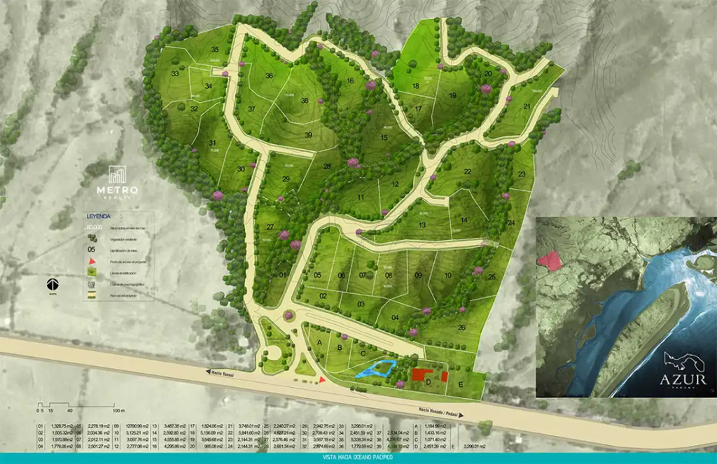 playa venao panama map