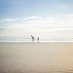 surf in playa venao people walking with surf boards