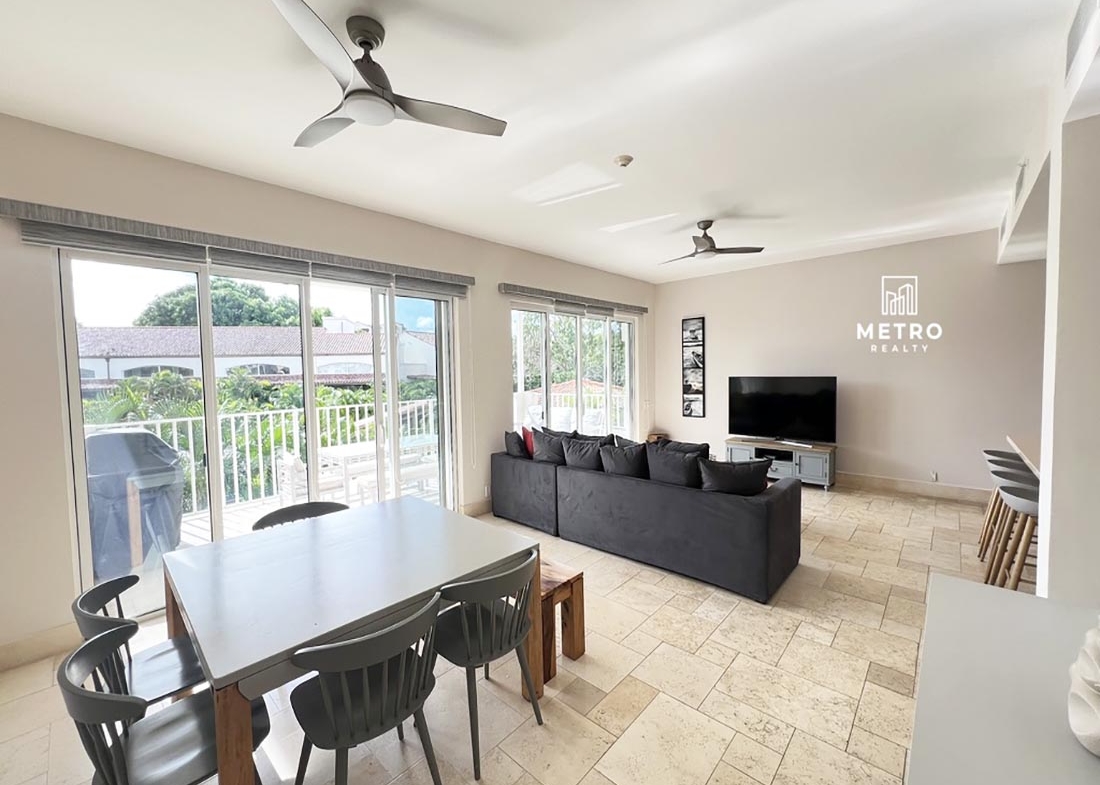 beach property in panama living room full view