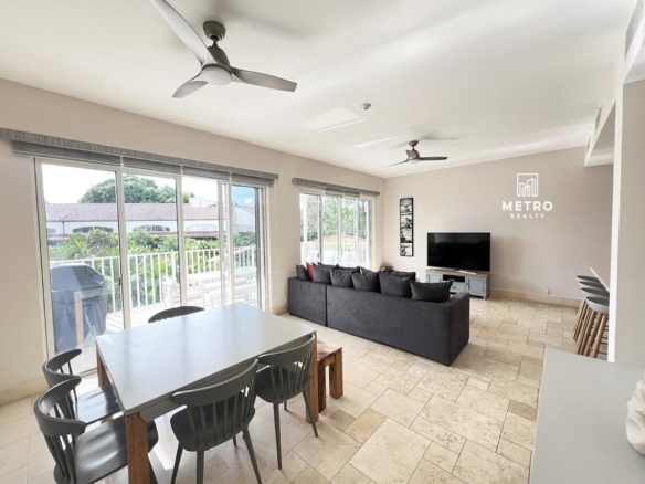 beach property in panama living room full view