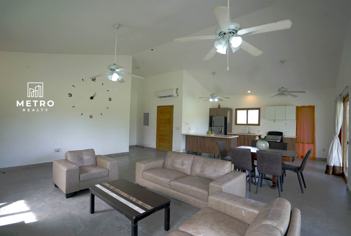 Pedasi Panama Single house for sale Living room with furniture