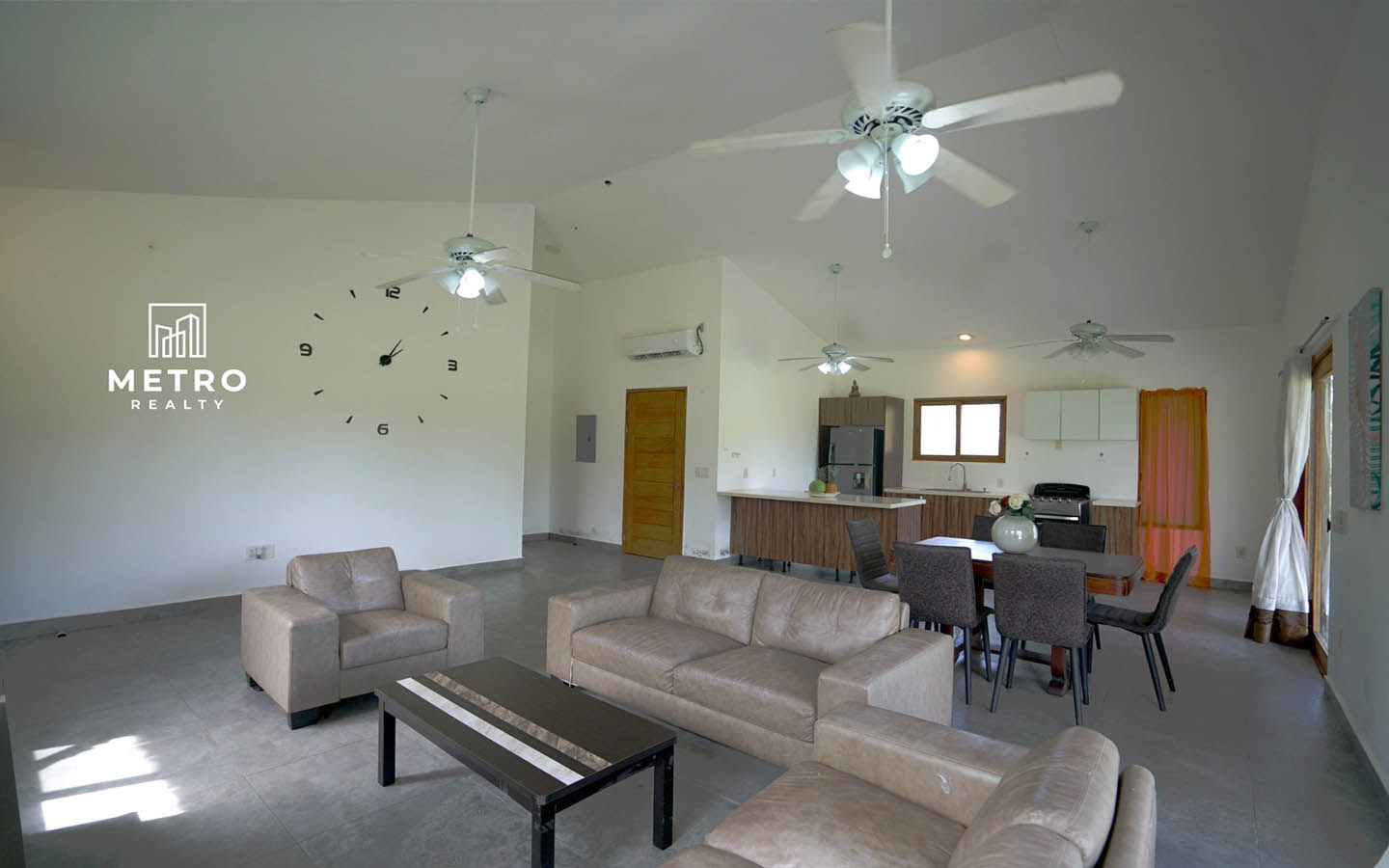 Pedasi Panama Single house for sale Living room with furniture