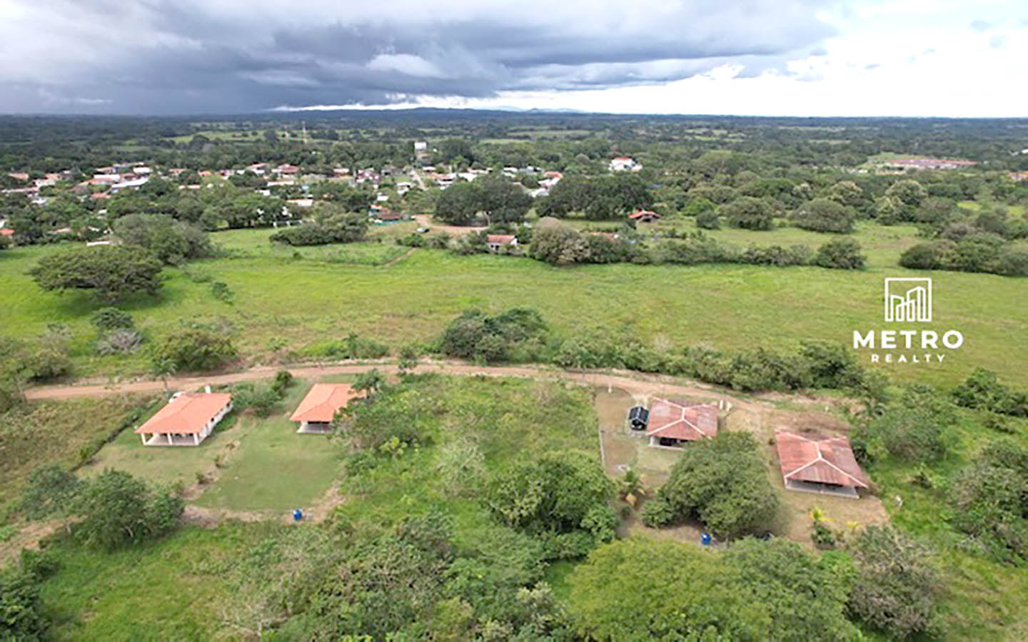 Pedasi Panama Single house for sale aerial view