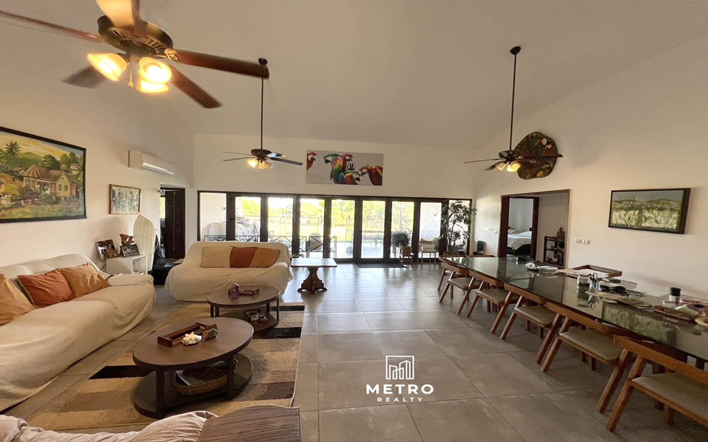 For Sale Pedasi Panama Living room and dinning