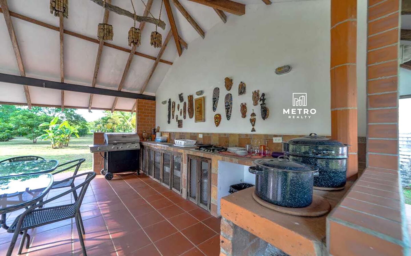 pedasi los santos panama outdoor view with kitchen