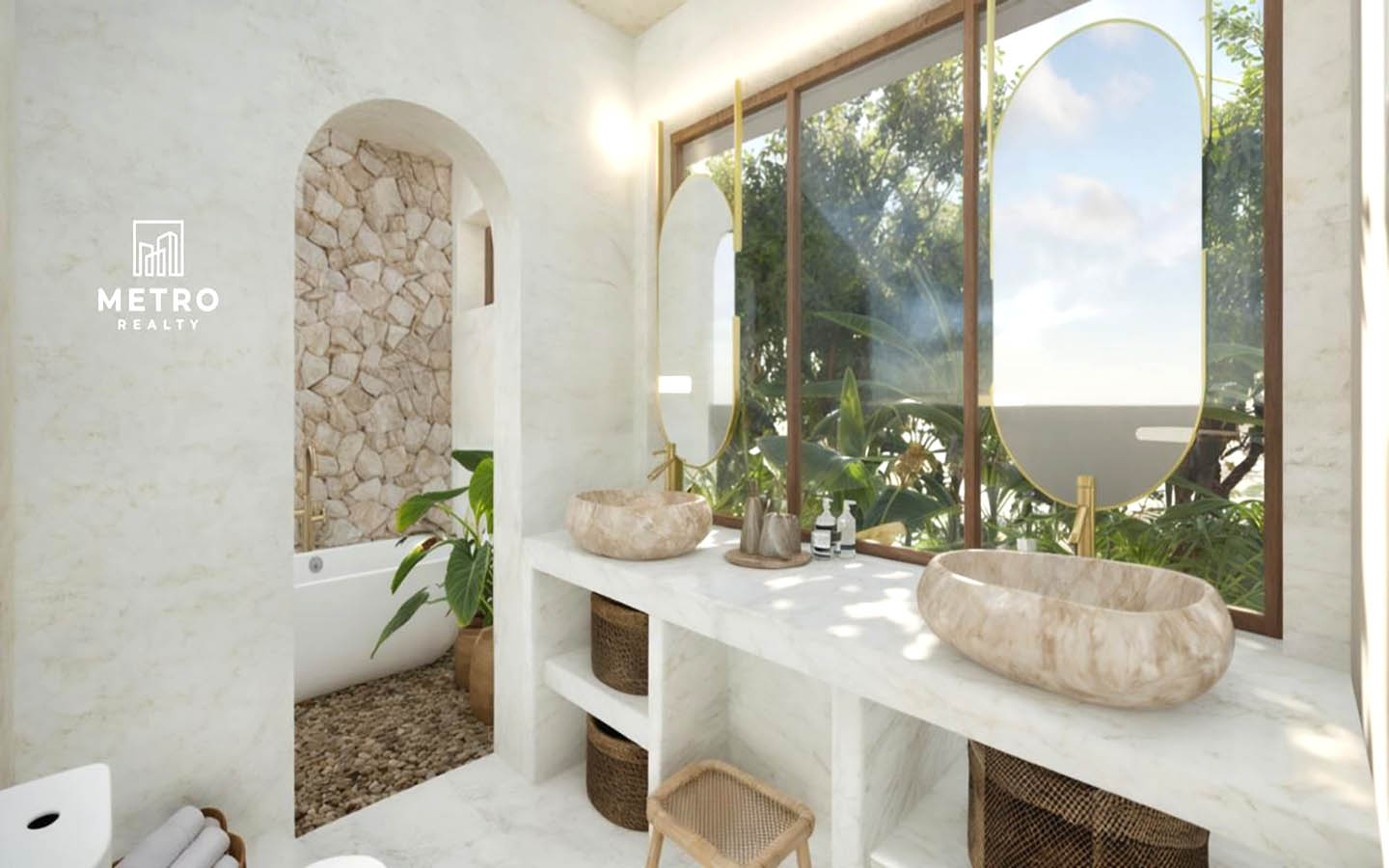 Playa Venao Panama Casa Arco for Sale amazing bathroom