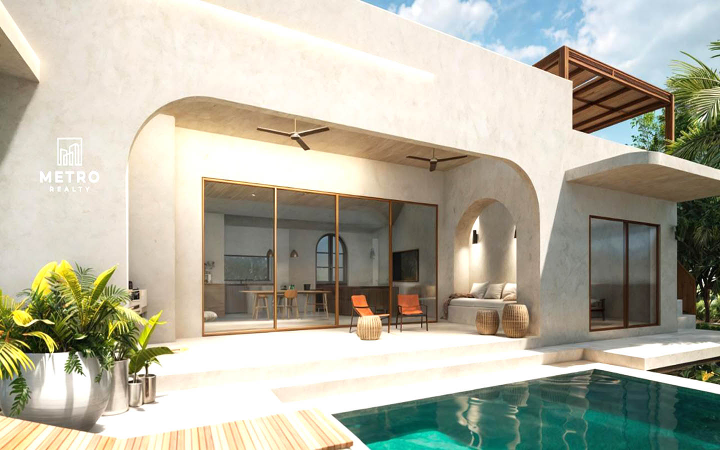 Playa Venao Panama Casa Arco for Sale beautiful pool area spacious pool area
