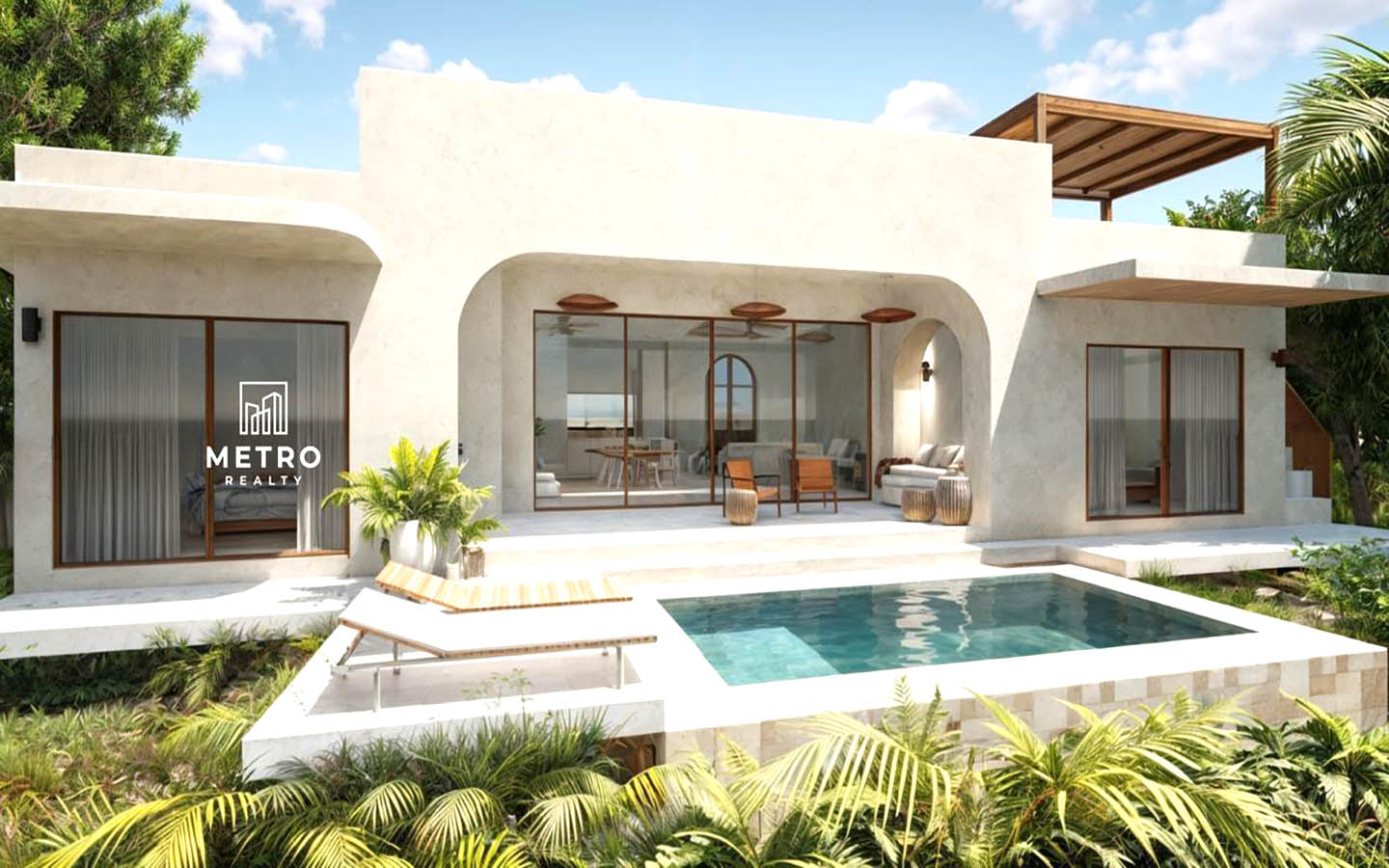 Playa Venao Panama Casa Arco for Sale pool area