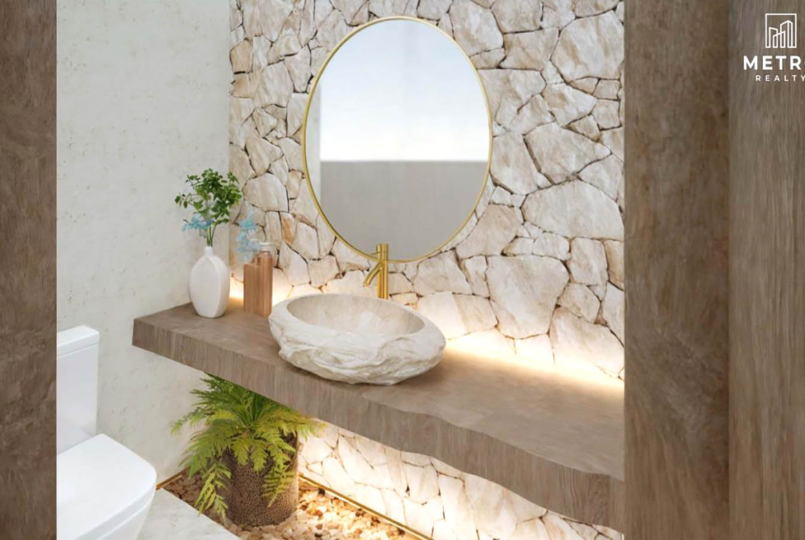 Playa Venao Panama Casa Arco for Sale social bathroom