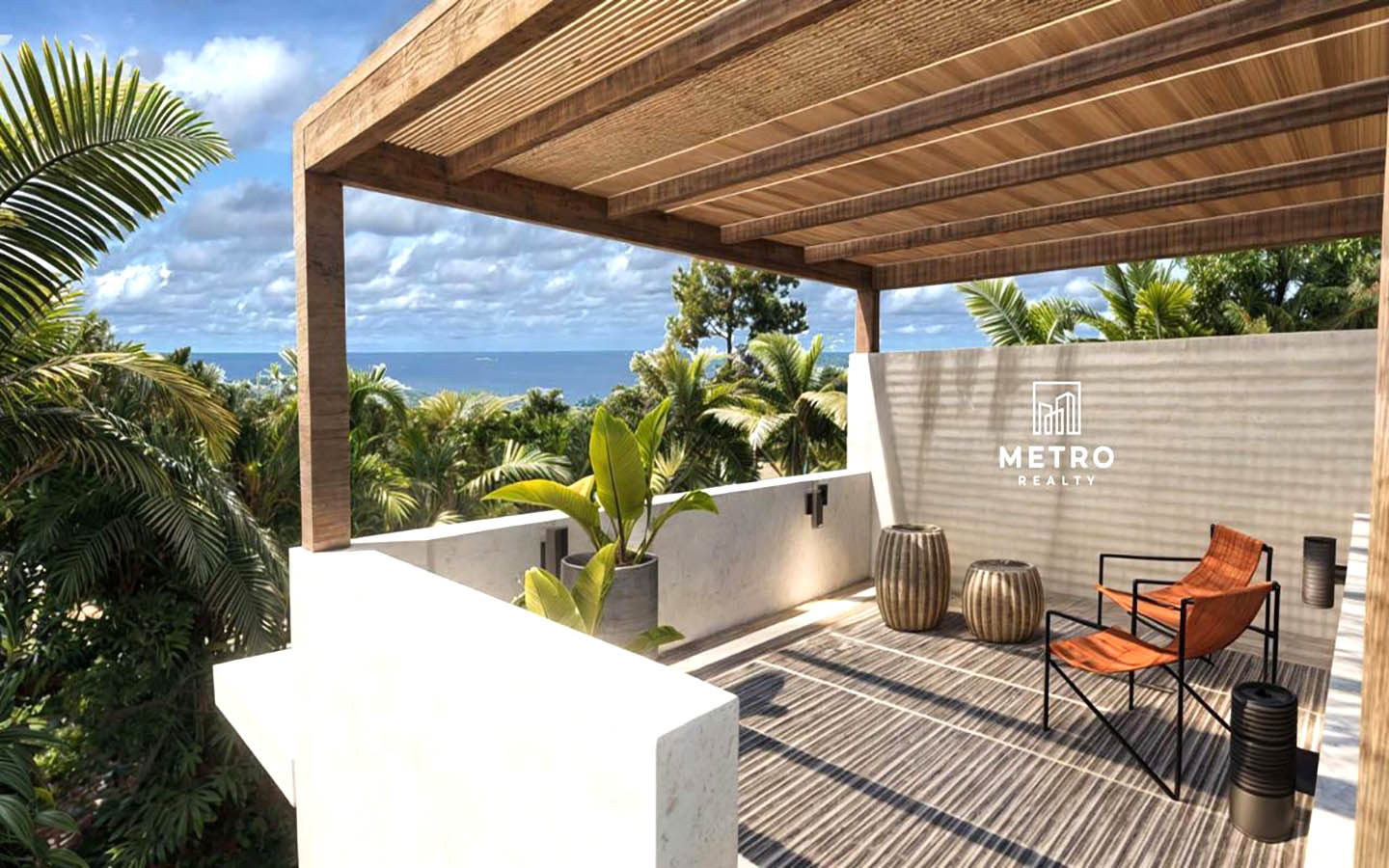 Playa Venao Panama Casa Arco for Sale terrace