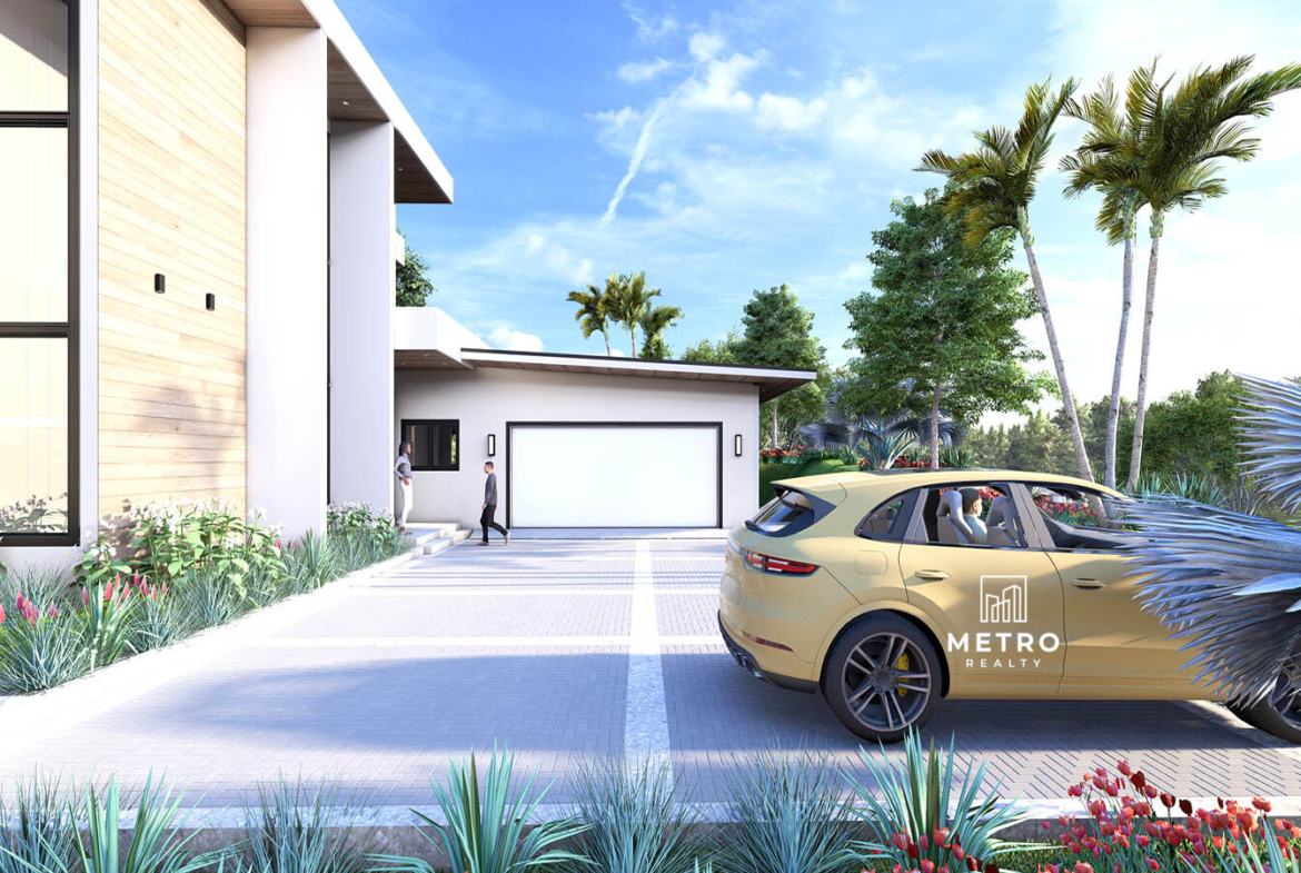 Ave del Paraiso Model for Sale at Lucero Golf Country Club house and parking