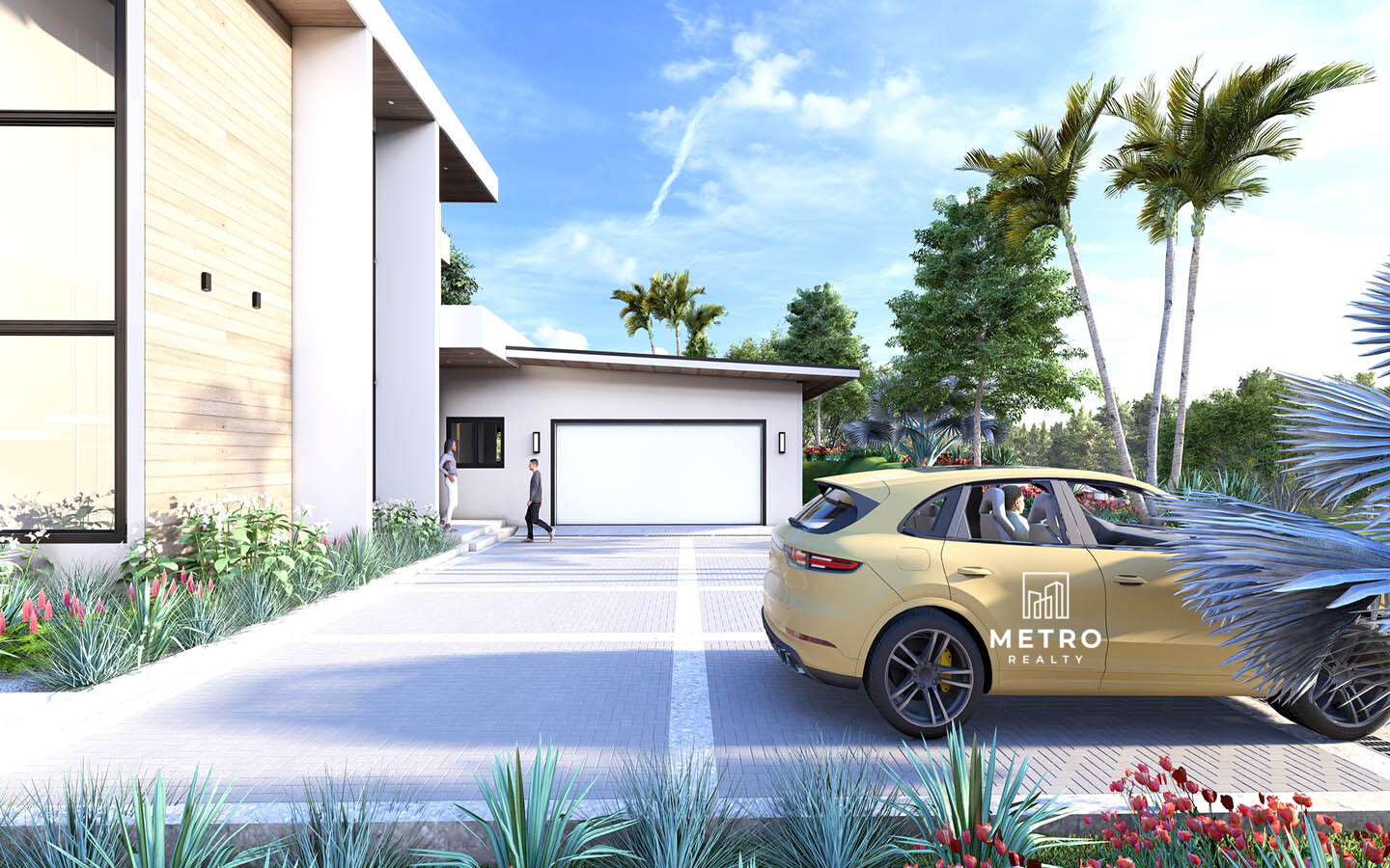 Ave del Paraiso Model for Sale at Lucero Golf Country Club house and parking