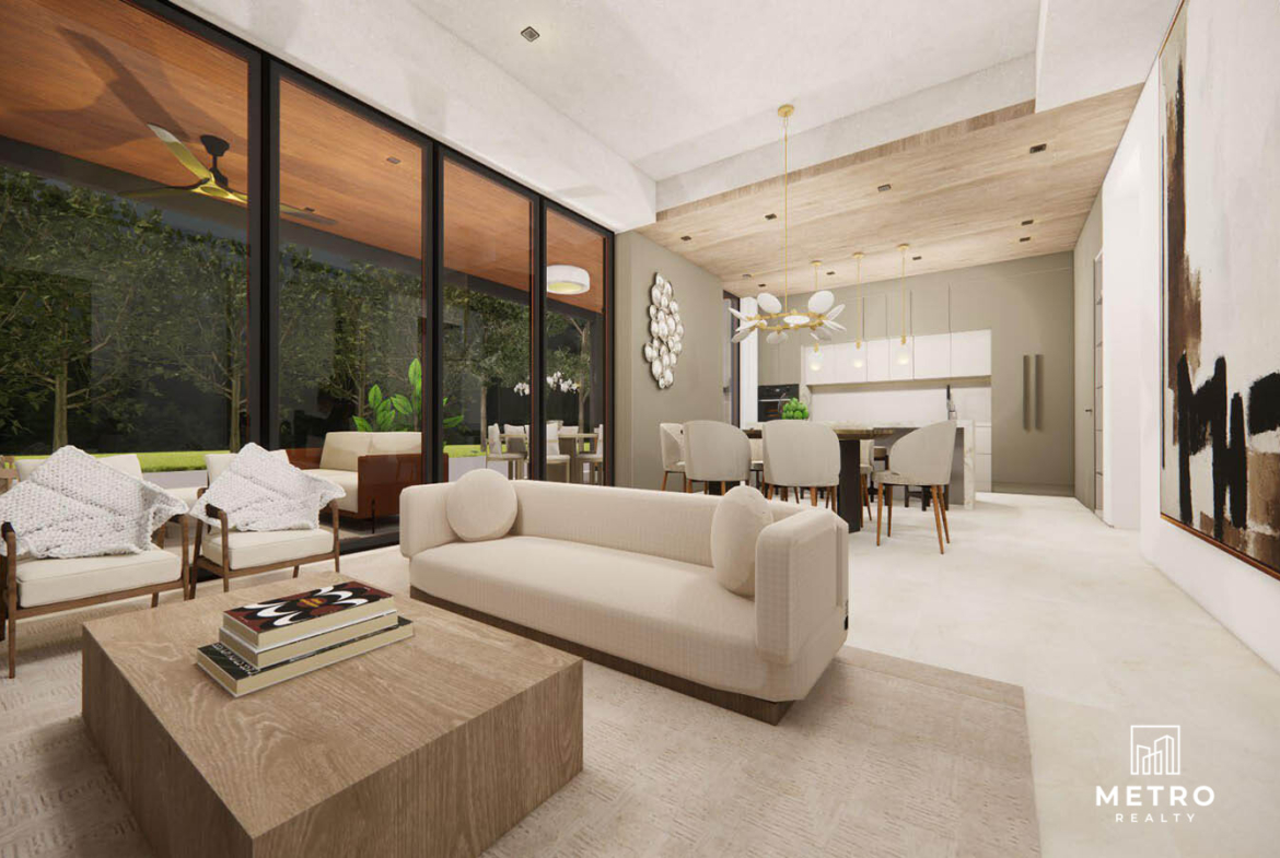 Ave del Paraiso Model for Sale at Lucero Golf Country Club living room