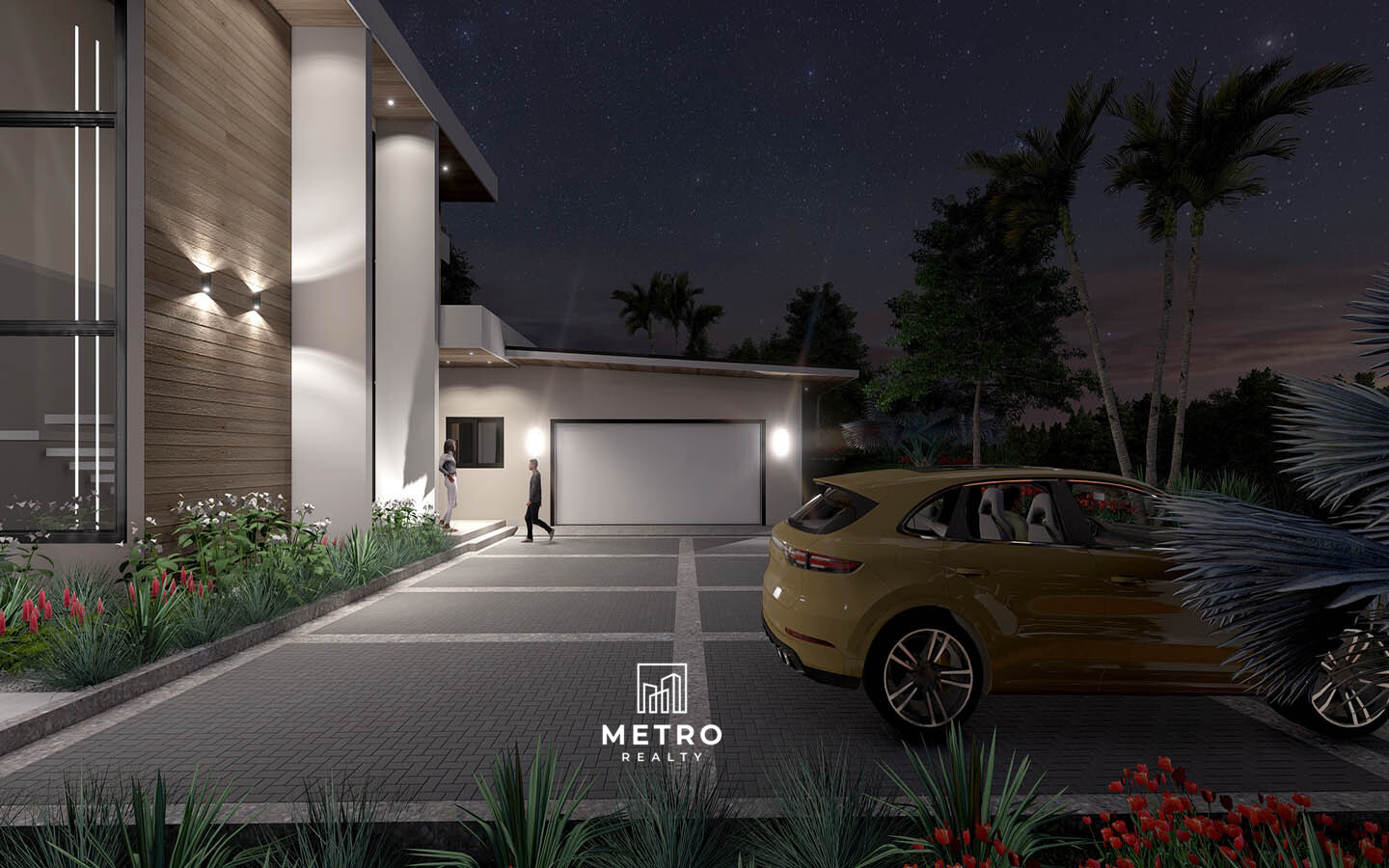 Ave del Paraiso Model for Sale at Lucero Golf Country Club night