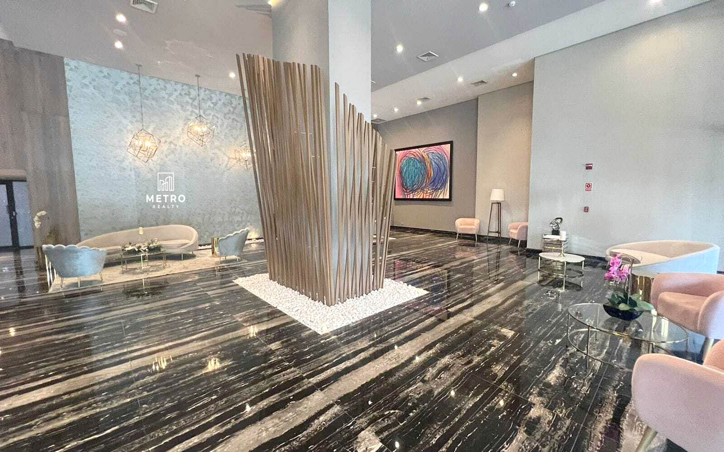 Costa del Este Panama Rentals beautiful lobby
