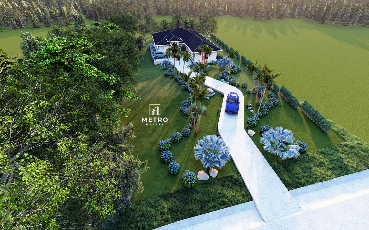 Hortensia Model for Sale at Lucero Golf Country Club Driveaway
