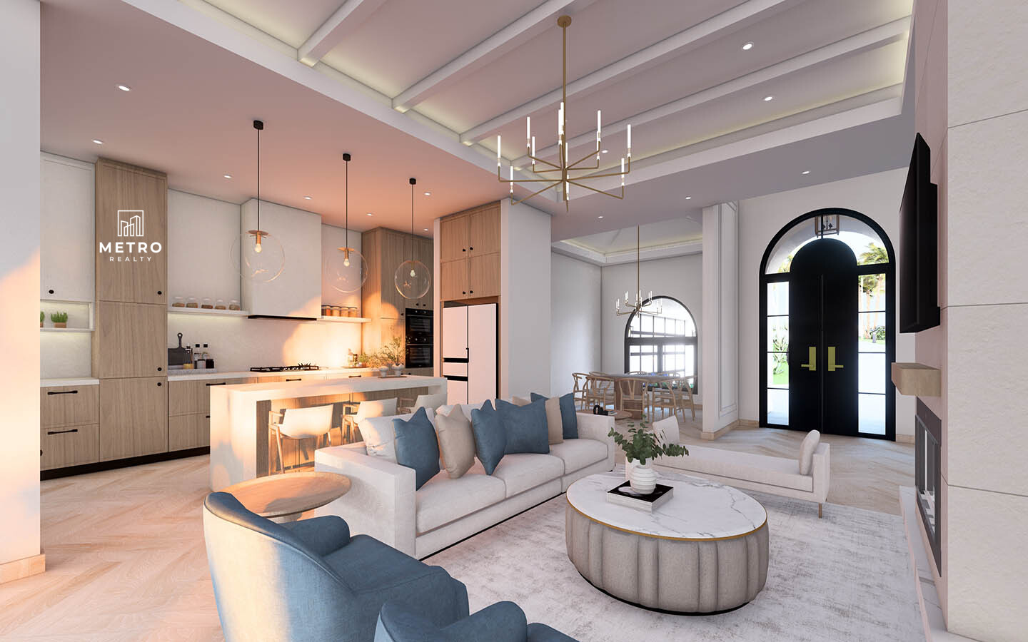 Hortensia Model for Sale at Lucero Golf Country Club Living room