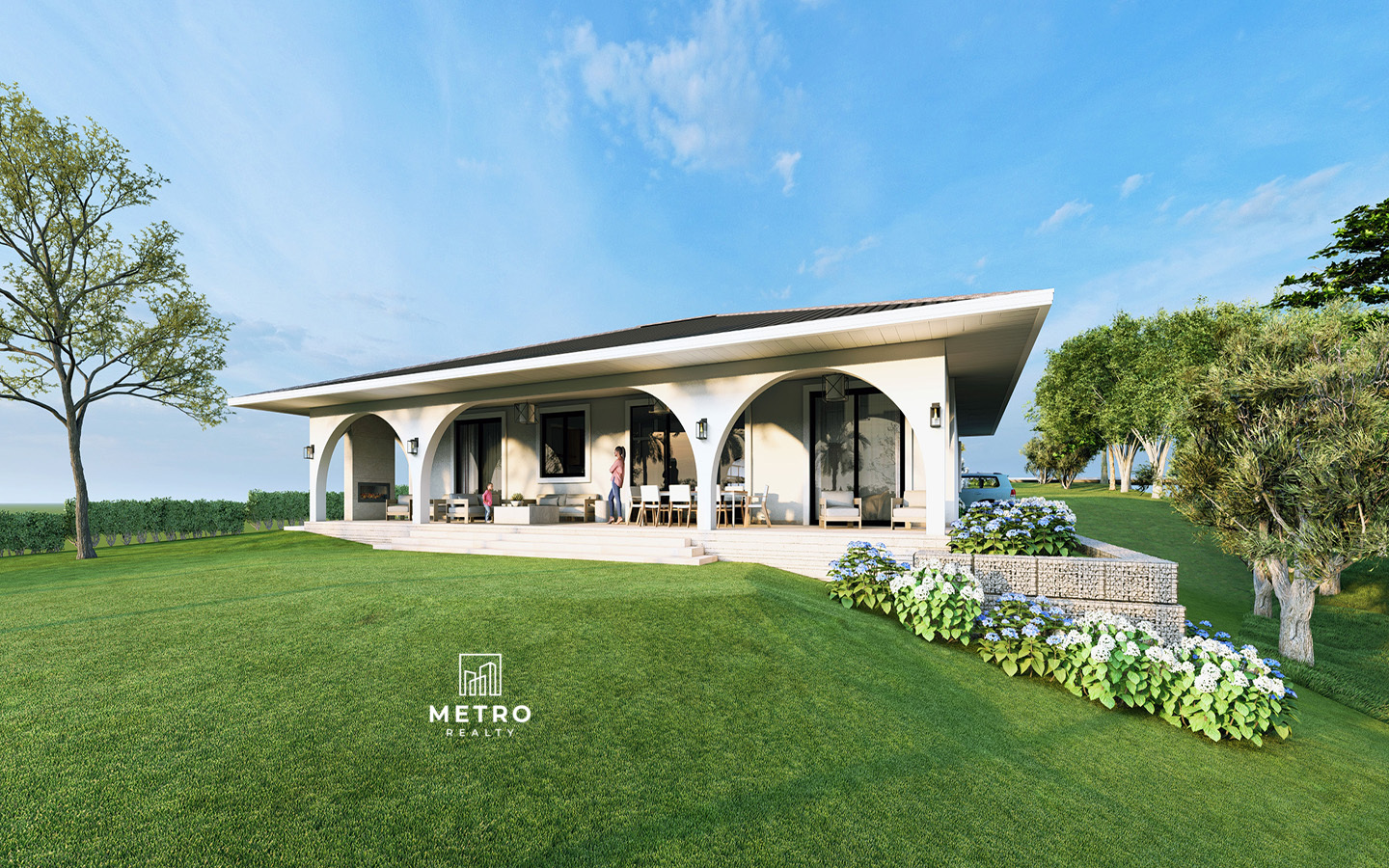 Hortensia Model for Sale at Lucero Golf Country Club back
