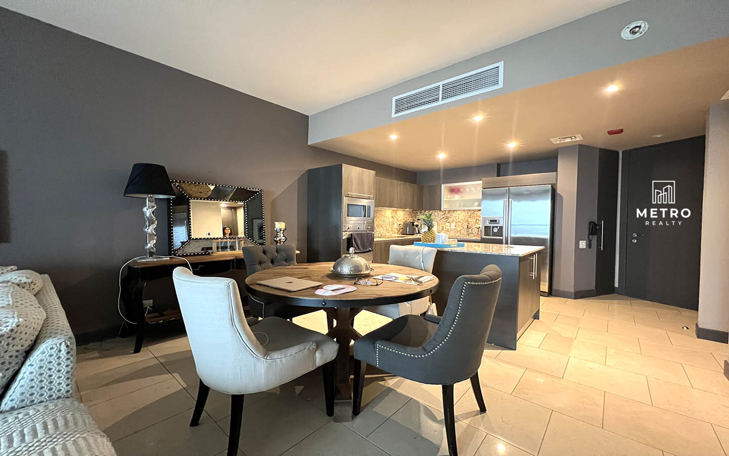 JW Marriott Panama Apartments for Sale beautiful view kitchen and dining view