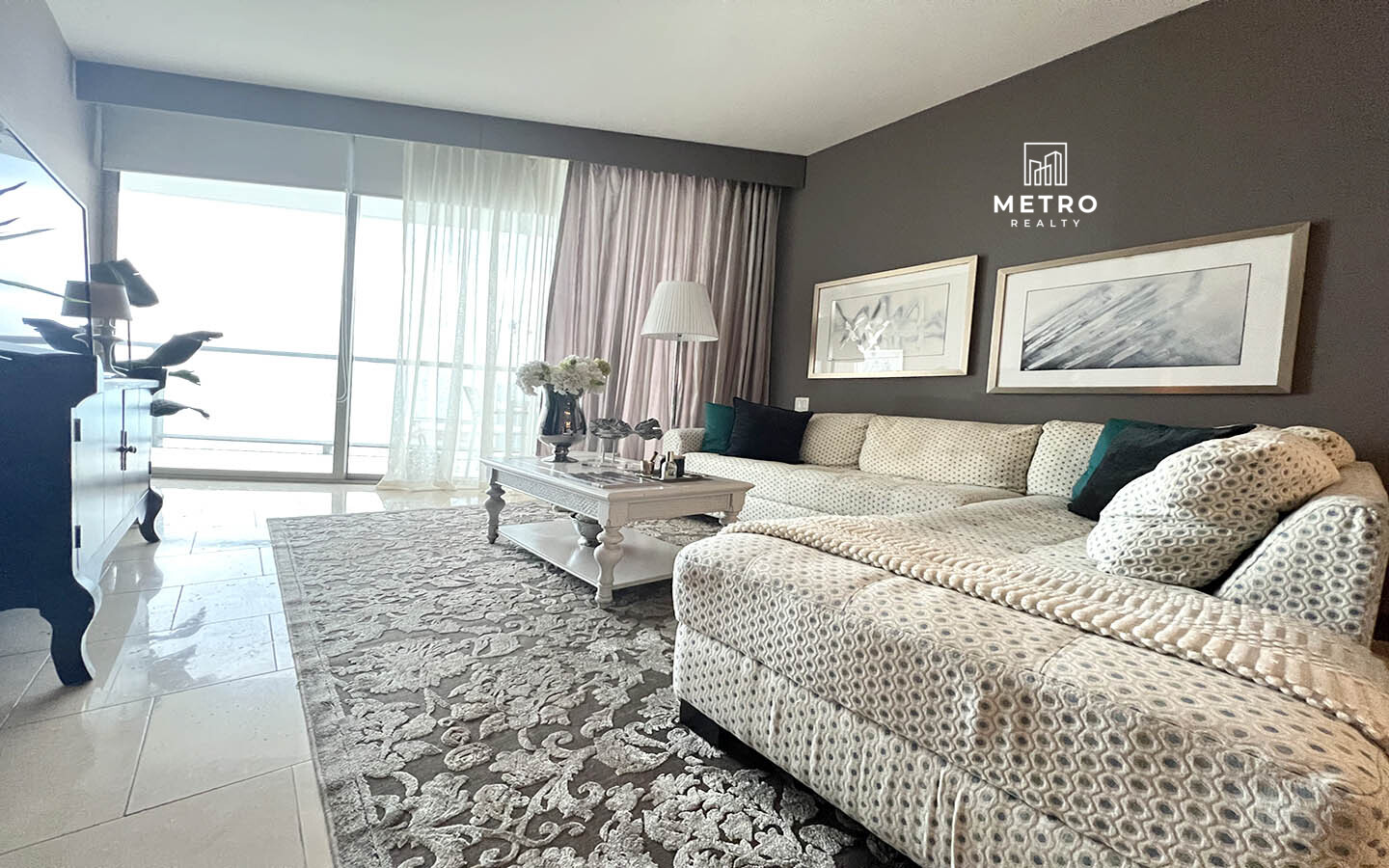 JW Marriott Panama Apartments for Sale beautiful view living room
