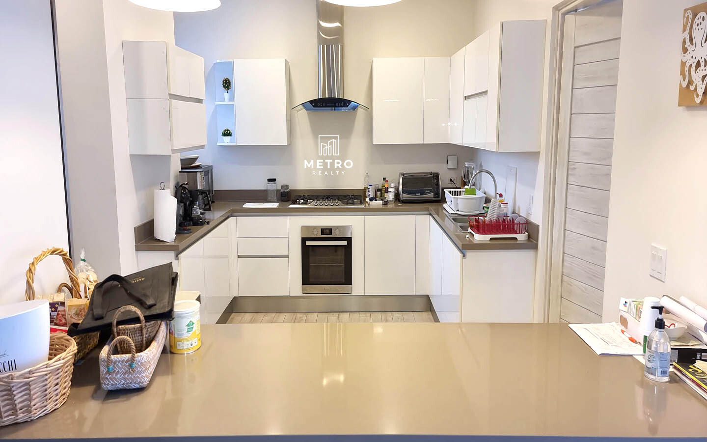 Playa Caracol Las Olas Penthouse for Sale modern Kitchen