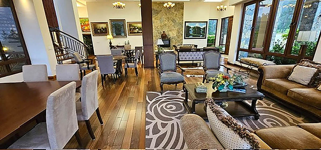 Altos del Maria Panama Real Estate Dining and Living Room