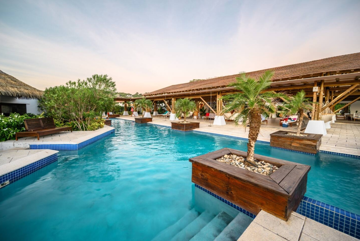 Blue Venao in Playa Venao Pool view