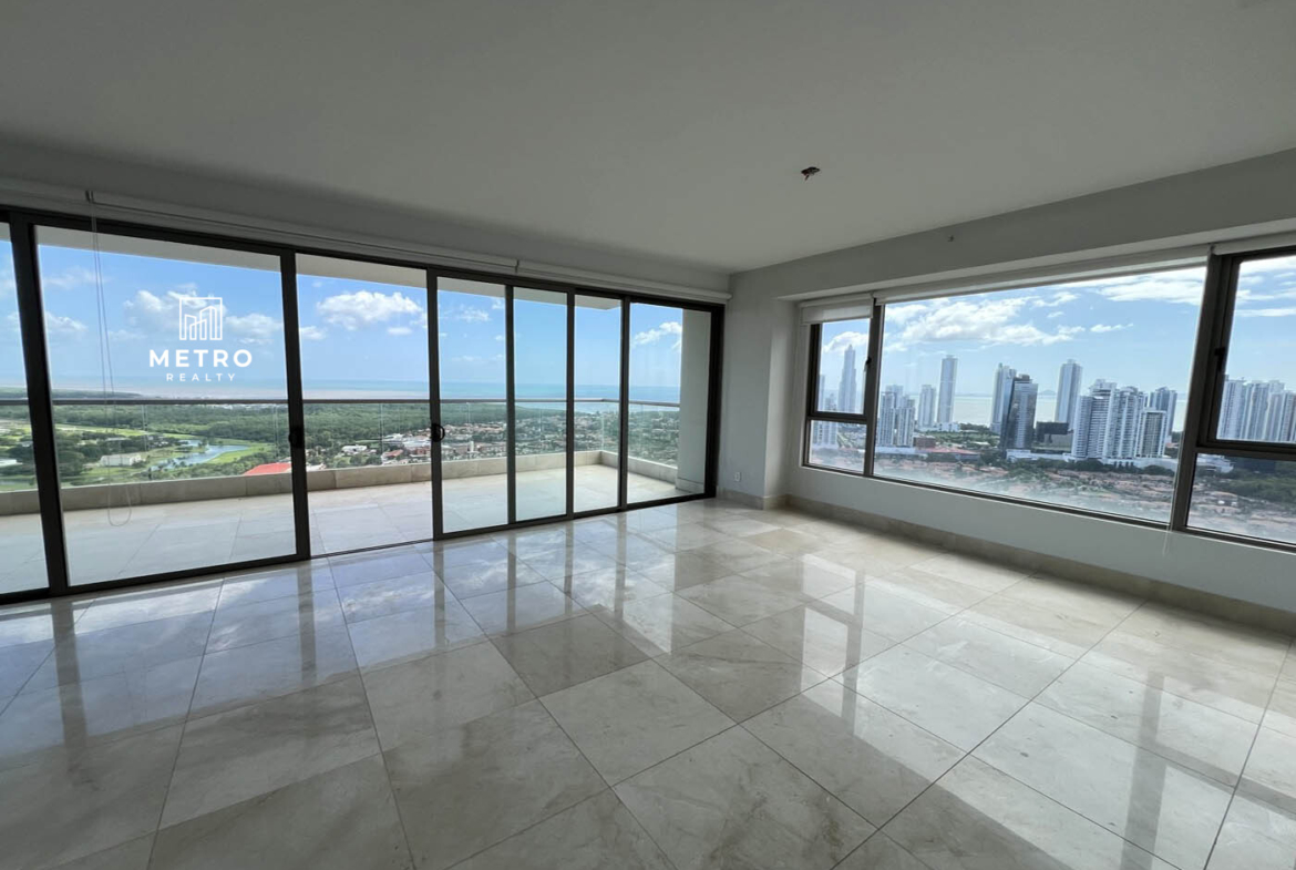 Santa Maria Panama Condo for Sale Spacious Living Room