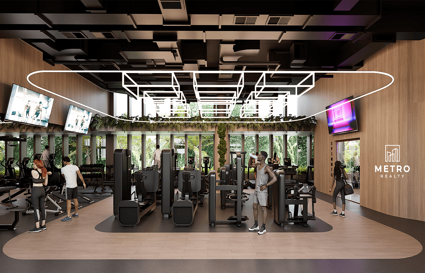 Bosco di santa maria Panama apartamenti lago Gym