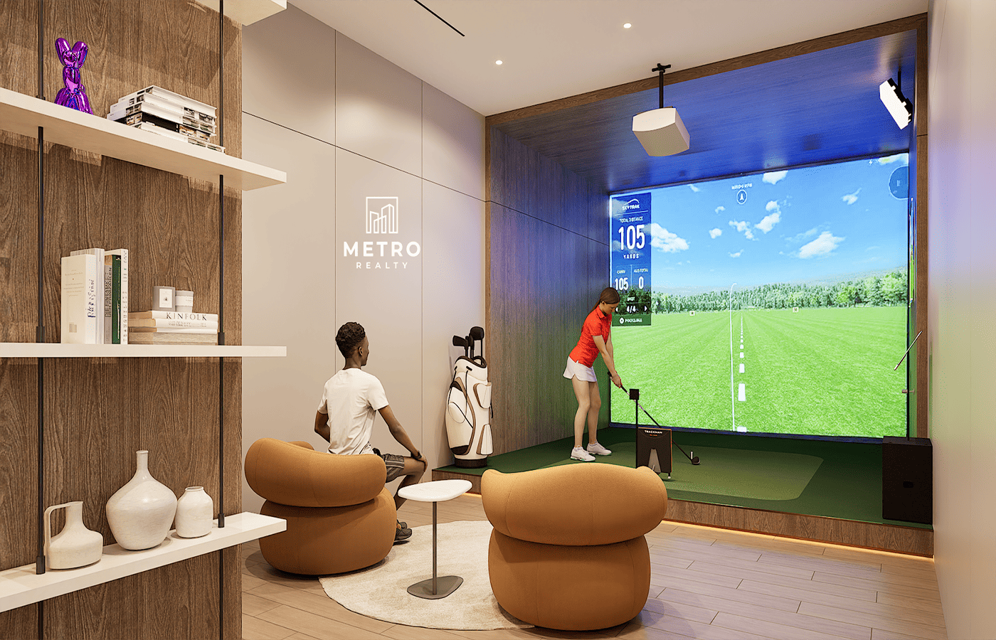 Bosco di santa maria Panama apartamenti lago Top notch Golf Simulator