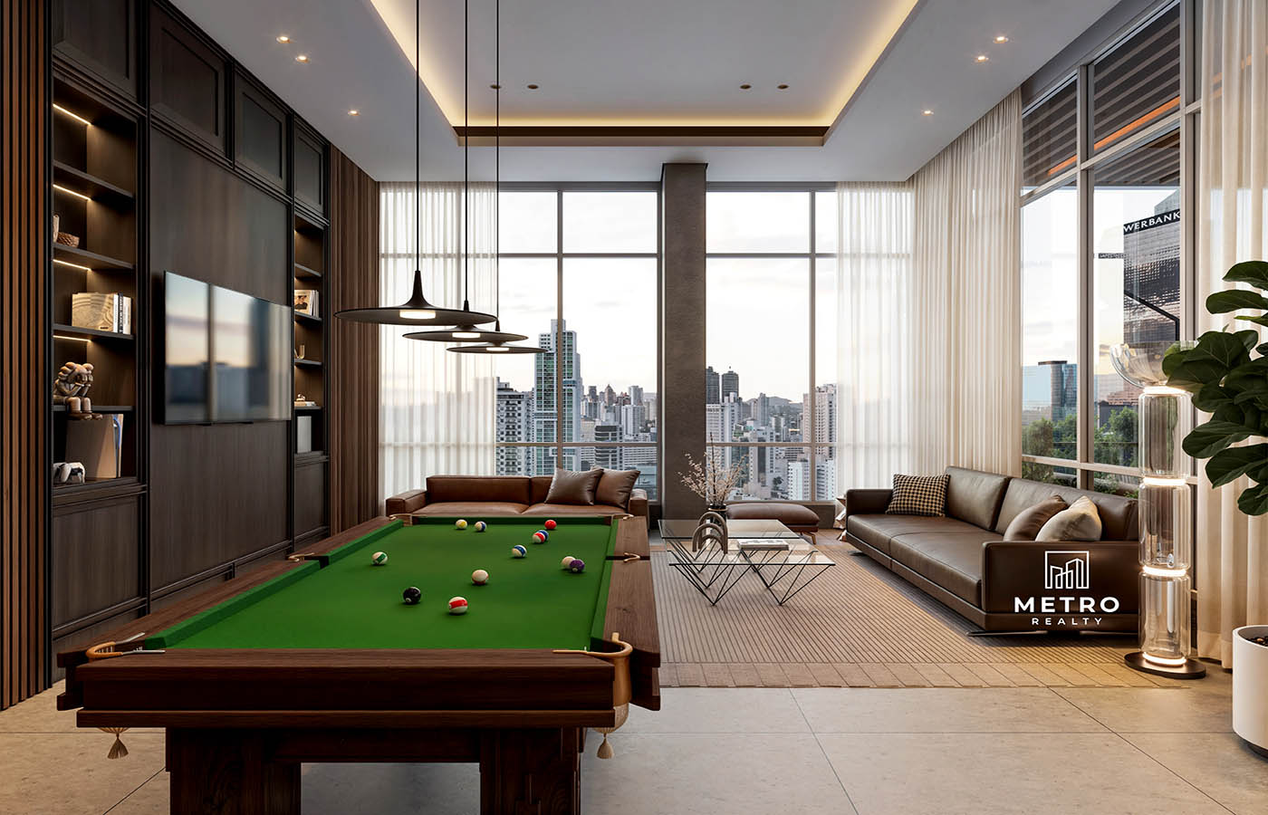 Cinta Costera Panama Pre-Construction GAME ROOM