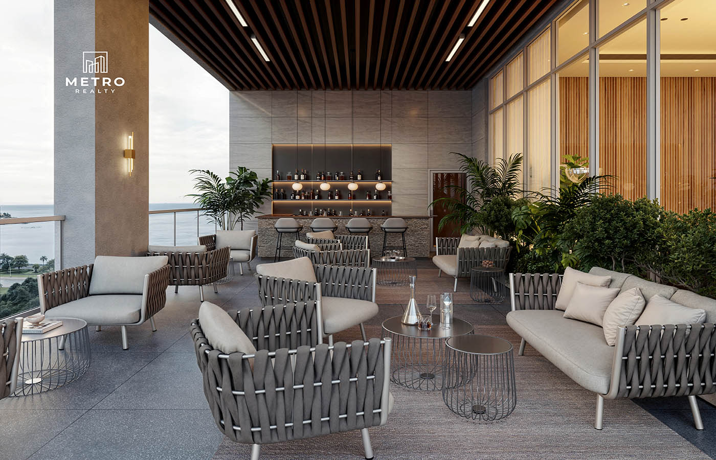 Cinta Costera Panama Pre-Construction ROOFTOP BAR