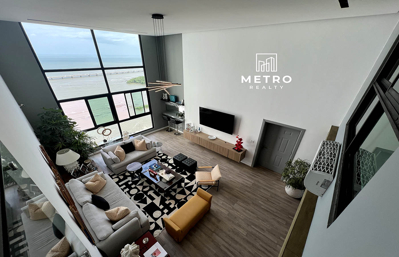 Coco del Mar Panama Condo for Sale Beautiful Living Room