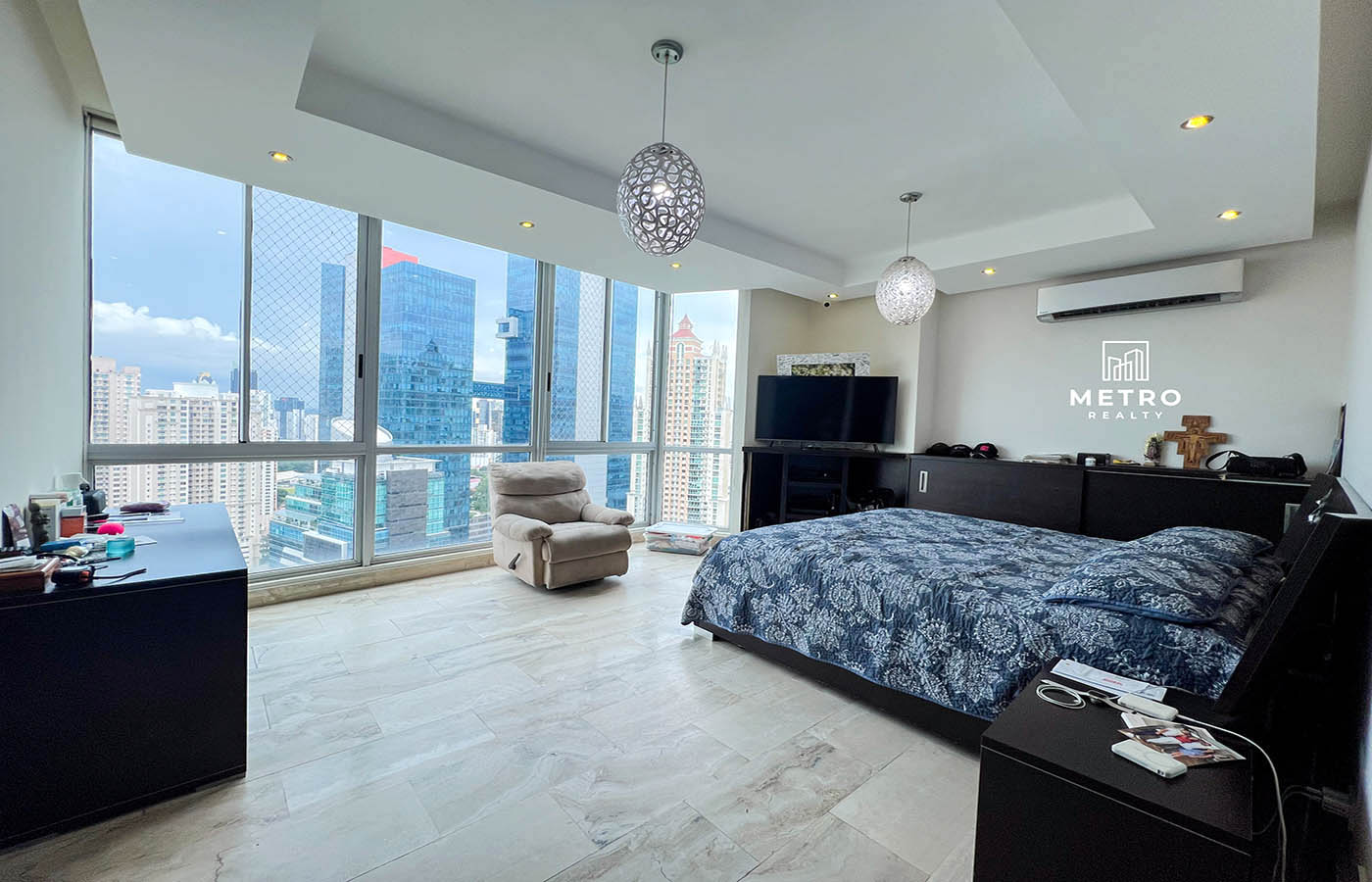 blue bahia panama Master Bedroom