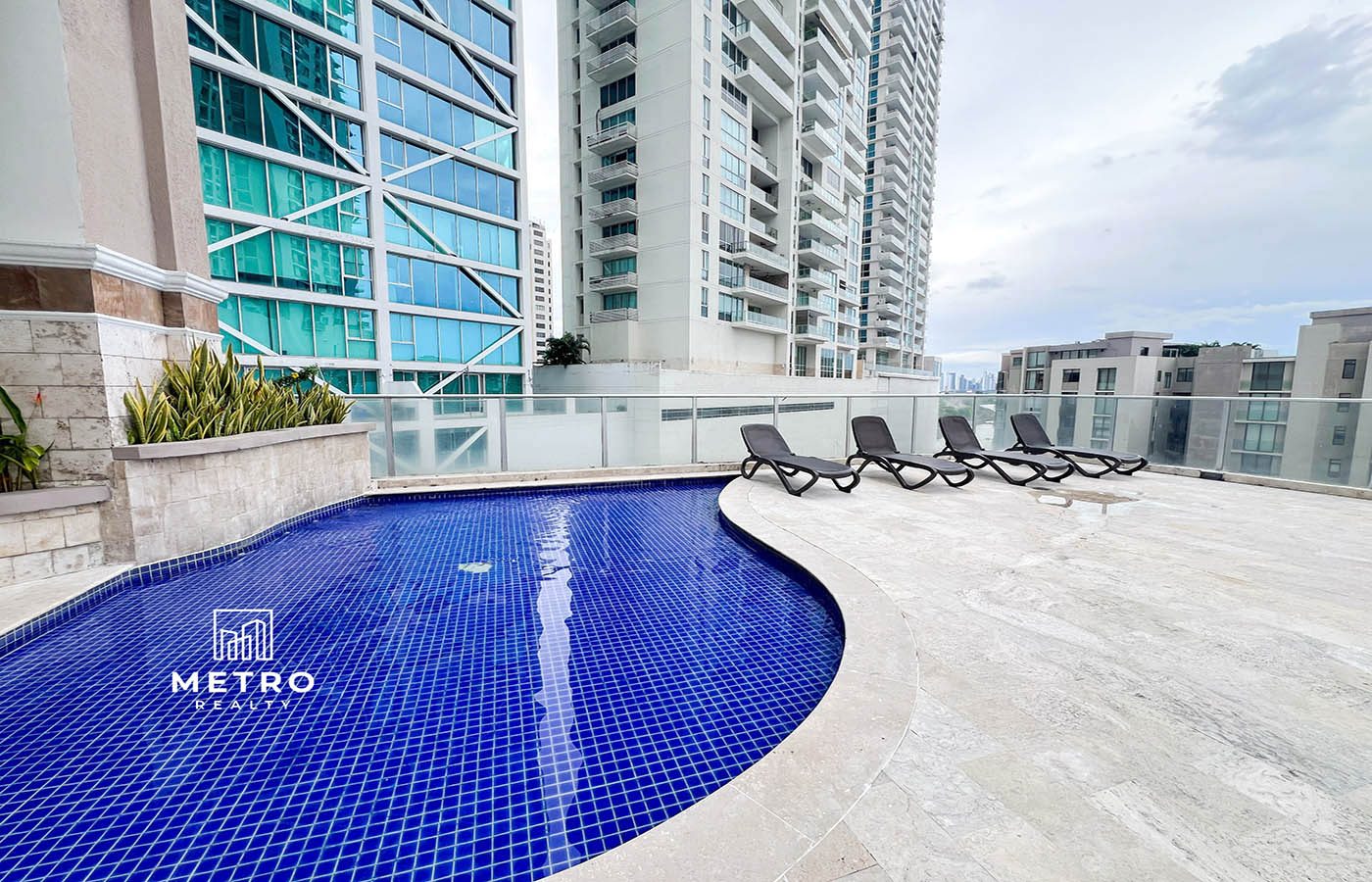 blue bahia panama Pool View