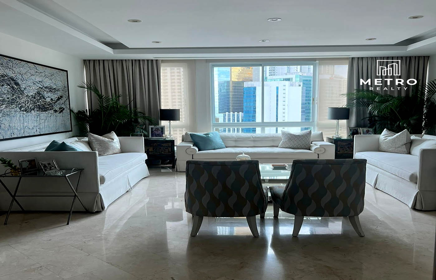 Marbella Panama Condo for Sale Main Living Room